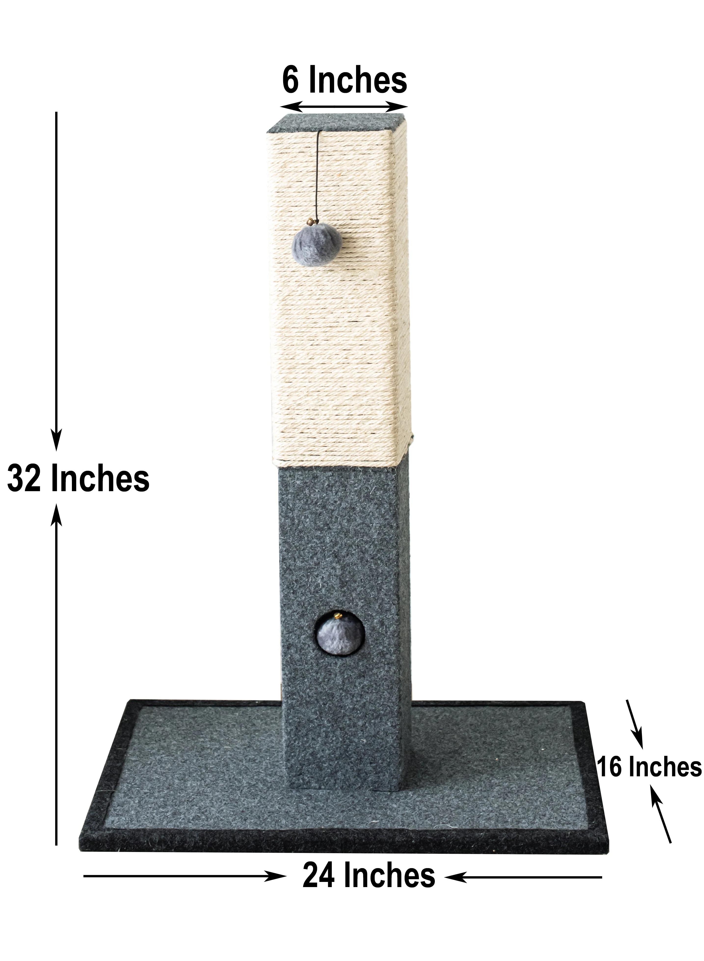 Natural Minimalist Cat Scratching Post - Image 7