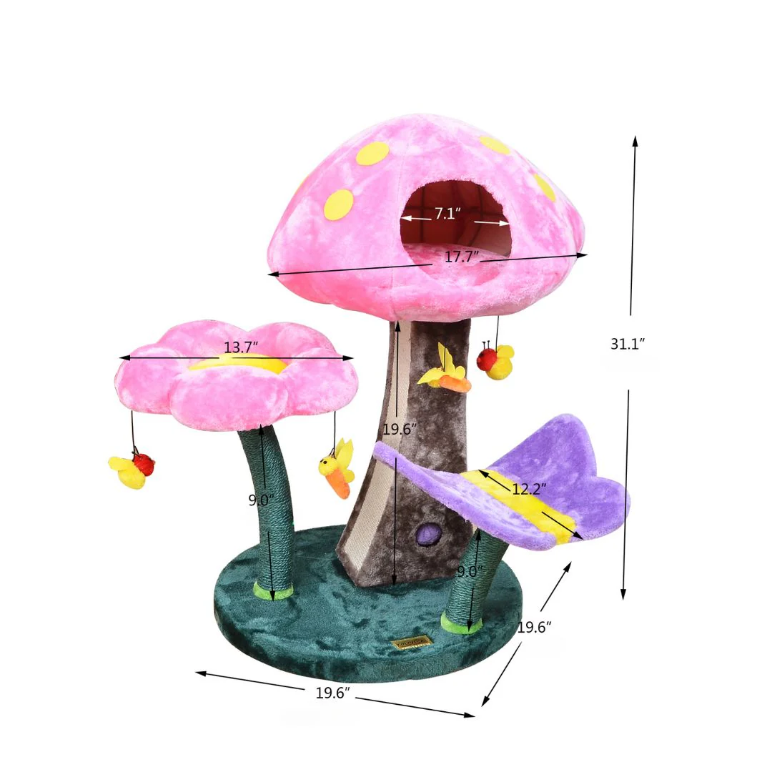 Catry Wonderland Mushroom Cat Tree - Image 4