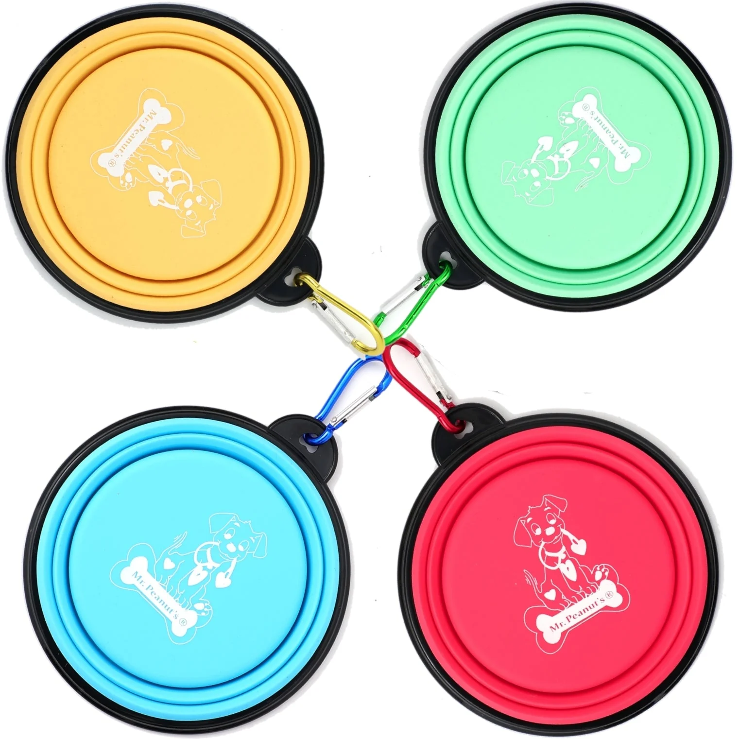 Collapsible Silicone Travel Bowls - 12oz - Image 5