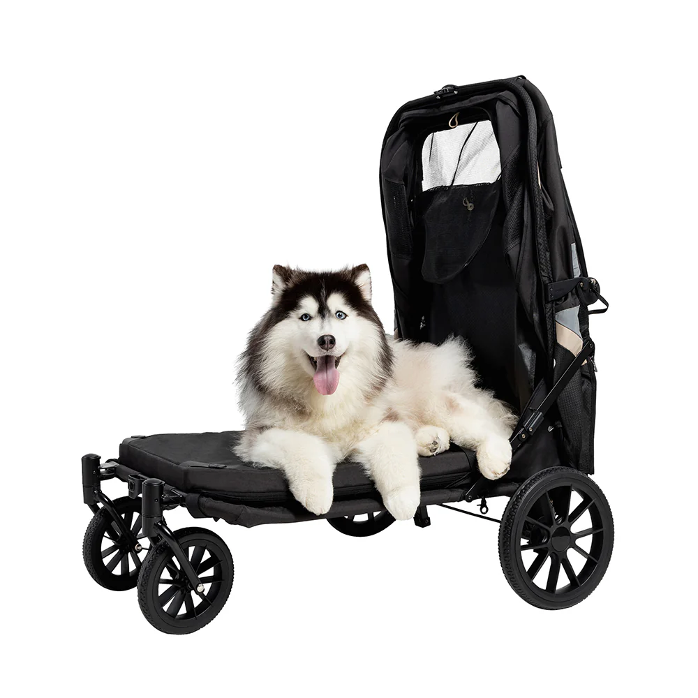 Ibiyaya Grand Cruiser Large Dog Stroller, 4-Wheel Foldable Big Dog Pram for Large Breeds, Senior & Injured Pets - PreOrder Only March 27 Shipping - Image 15