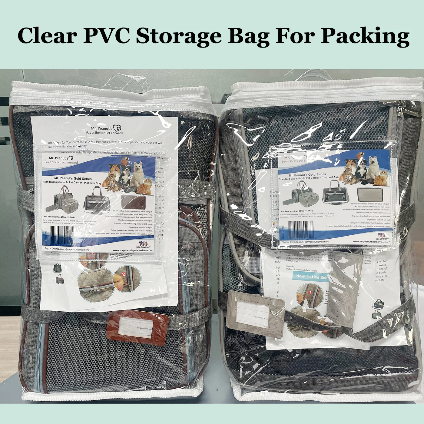 Mr. Peanut's Gold Series Standard Size Airline Compliant Expandable Pet Carrier V3.0 - Image 20