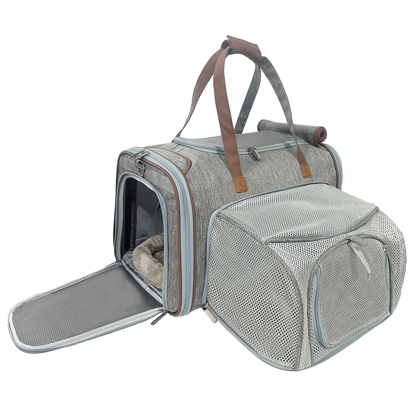Mr. Peanut's Gold Series Big Apple XL Expandable Pet Carrier V3.0 - Image 16