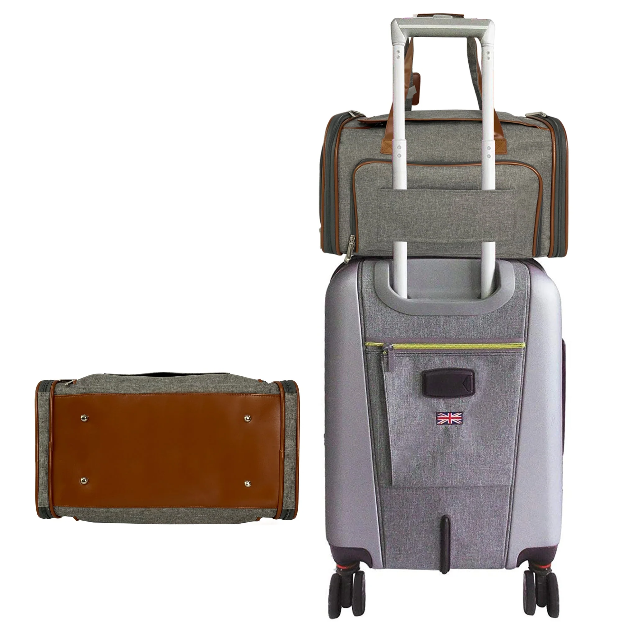 Mr. Peanut's Gold Series Standard Size Airline Compliant Double Expandable Pet Carrier - Image 8