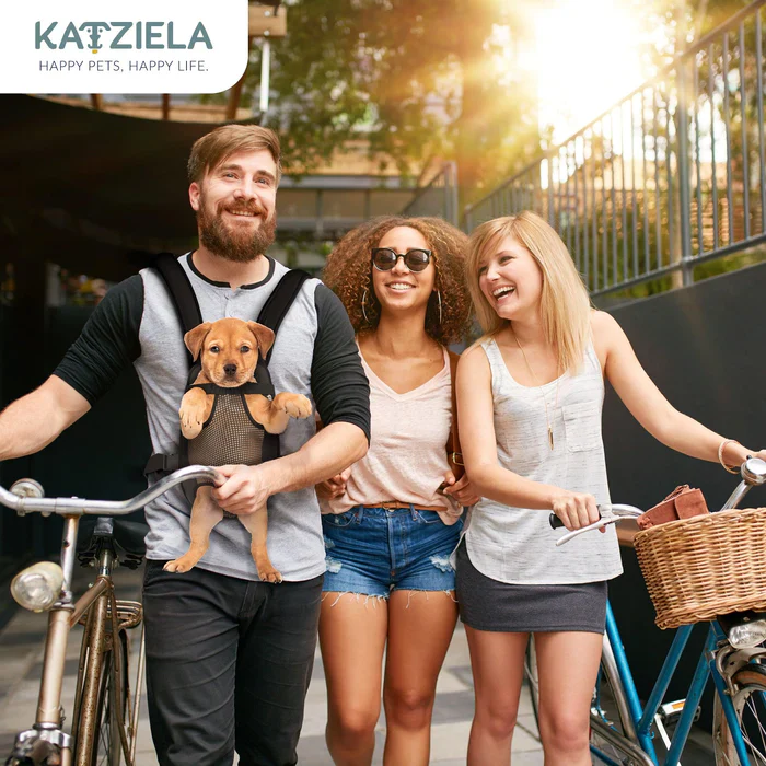 Katziela Kangaroo Pouch Pet Carrier with Breathable Mesh - Image 6