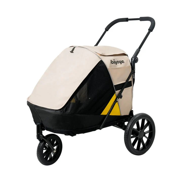 Ibiyaya Minika 3-in-1 Pet Stroller System with Foldable Dog Bicycle Trailer & Indoor-Outdoor Kennel - Image 11
