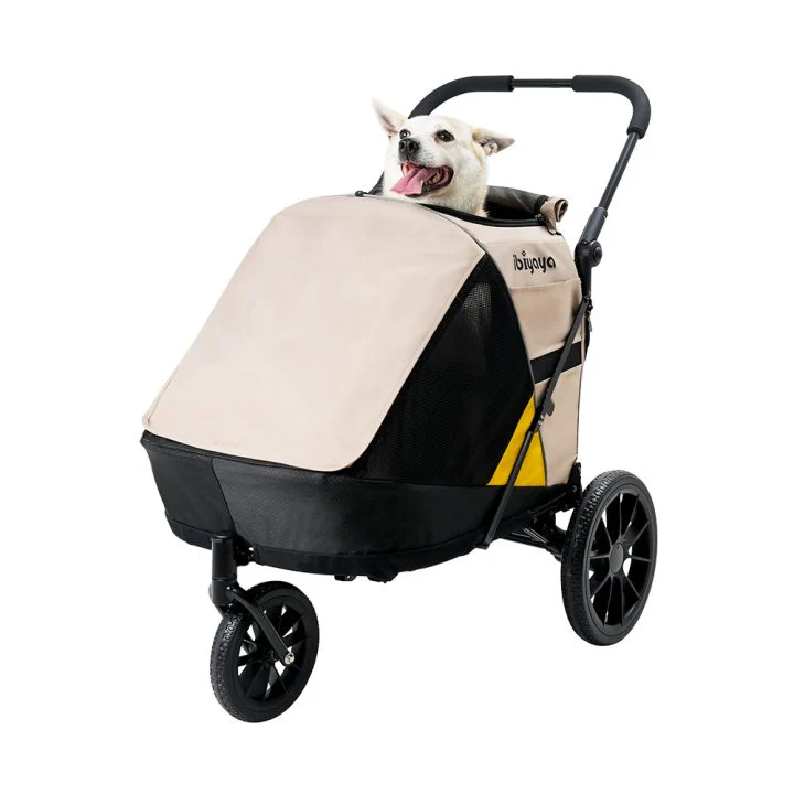 Ibiyaya Minika 3-in-1 Pet Stroller System with Foldable Dog Bicycle Trailer & Indoor-Outdoor Kennel - Image 14