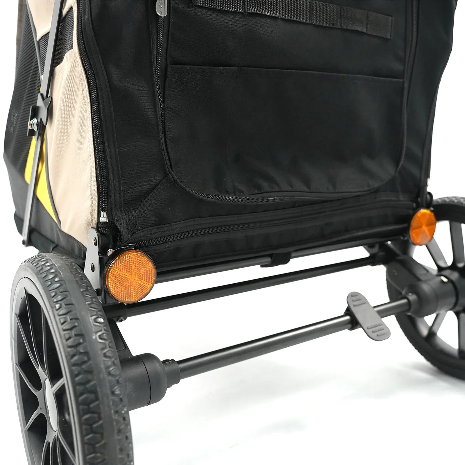 Ibiyaya Minika 3-in-1 Pet Stroller System with Foldable Dog Bicycle Trailer & Indoor-Outdoor Kennel - Image 15