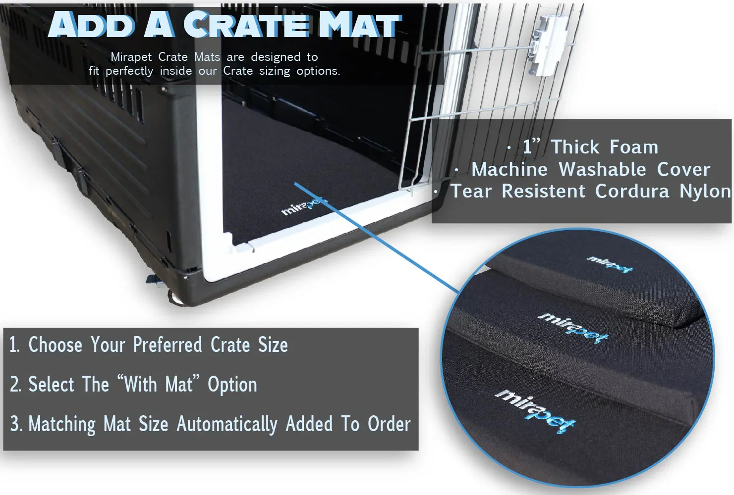 Mirapet Collapsible Hard-Sided Pet Crate –  Easy Travel & Storage - Image 5