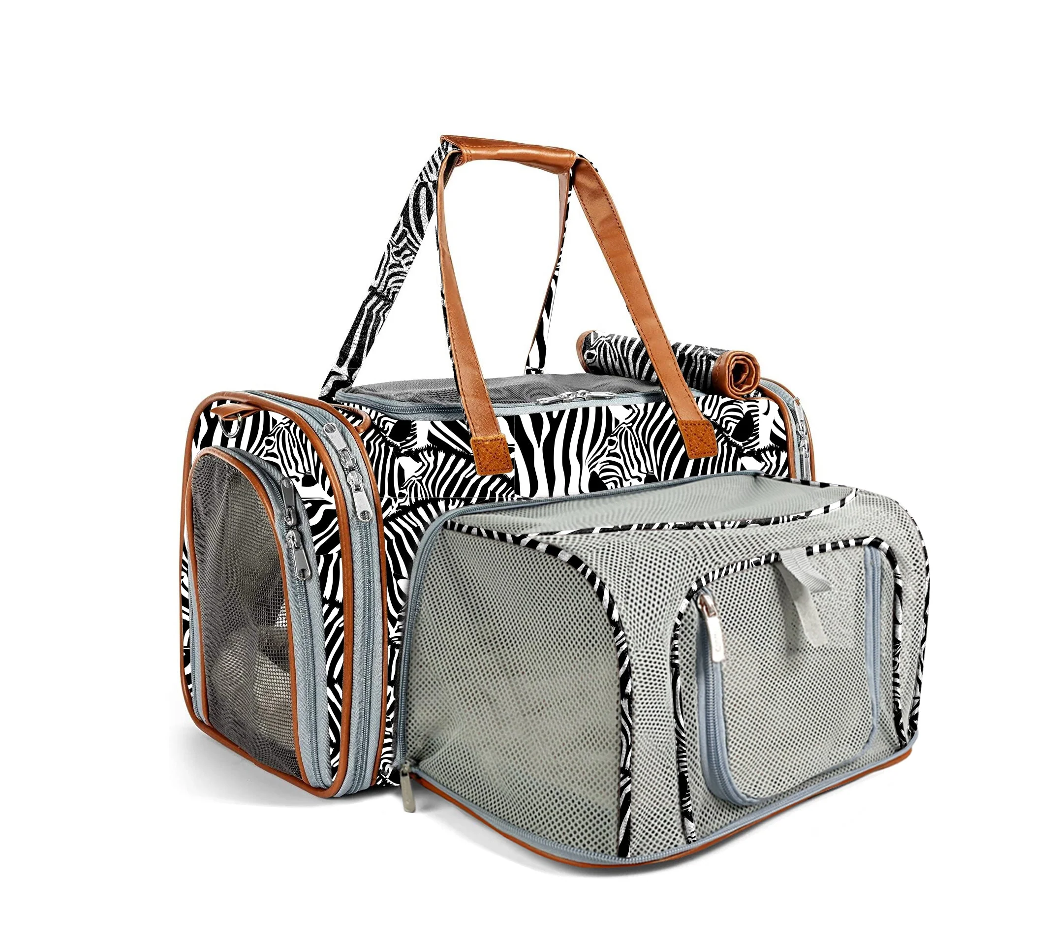 Mr. Peanut's Gold Series Standard Size Airline Compliant Expandable Pet Carrier - Prints Edition - Image 7