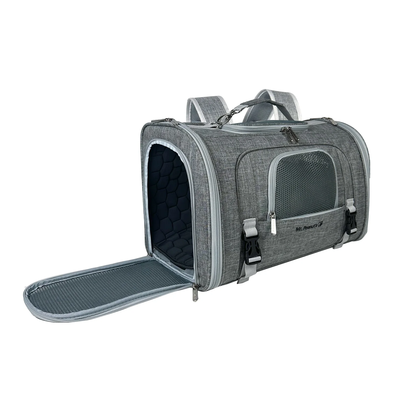 Mr. Peanut's Monterey Series Airline Compliant Horizontal Backpack Pet Carrier - Image 16