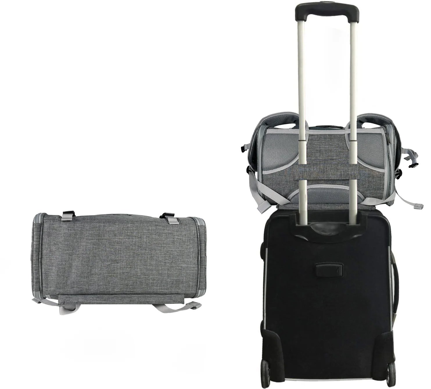 Mr. Peanut's Monterey Series Airline Compliant Horizontal Backpack Pet Carrier - Image 29