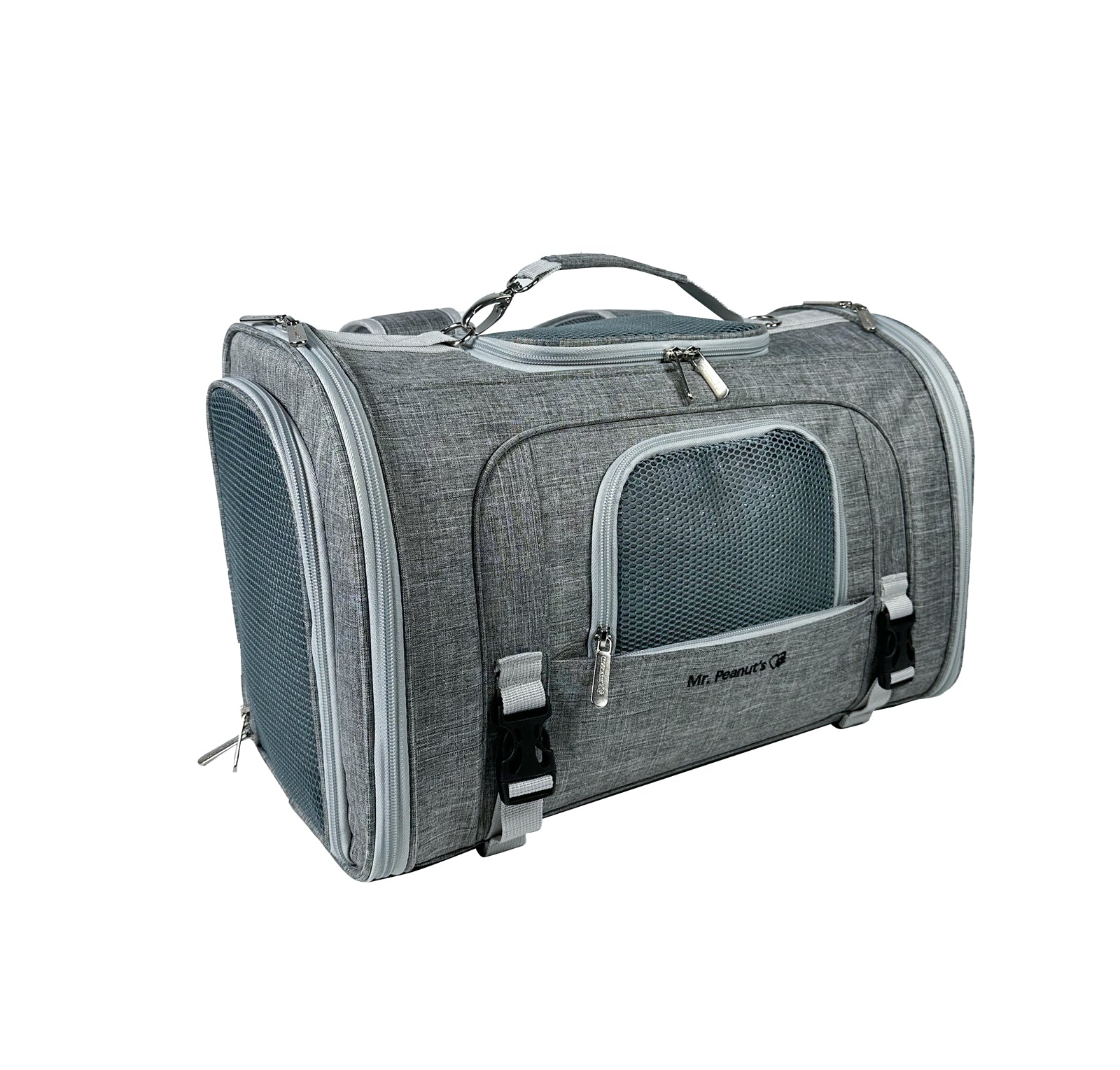 Mr. Peanut's Monterey Series Airline Compliant Horizontal Backpack Pet Carrier - Image 35