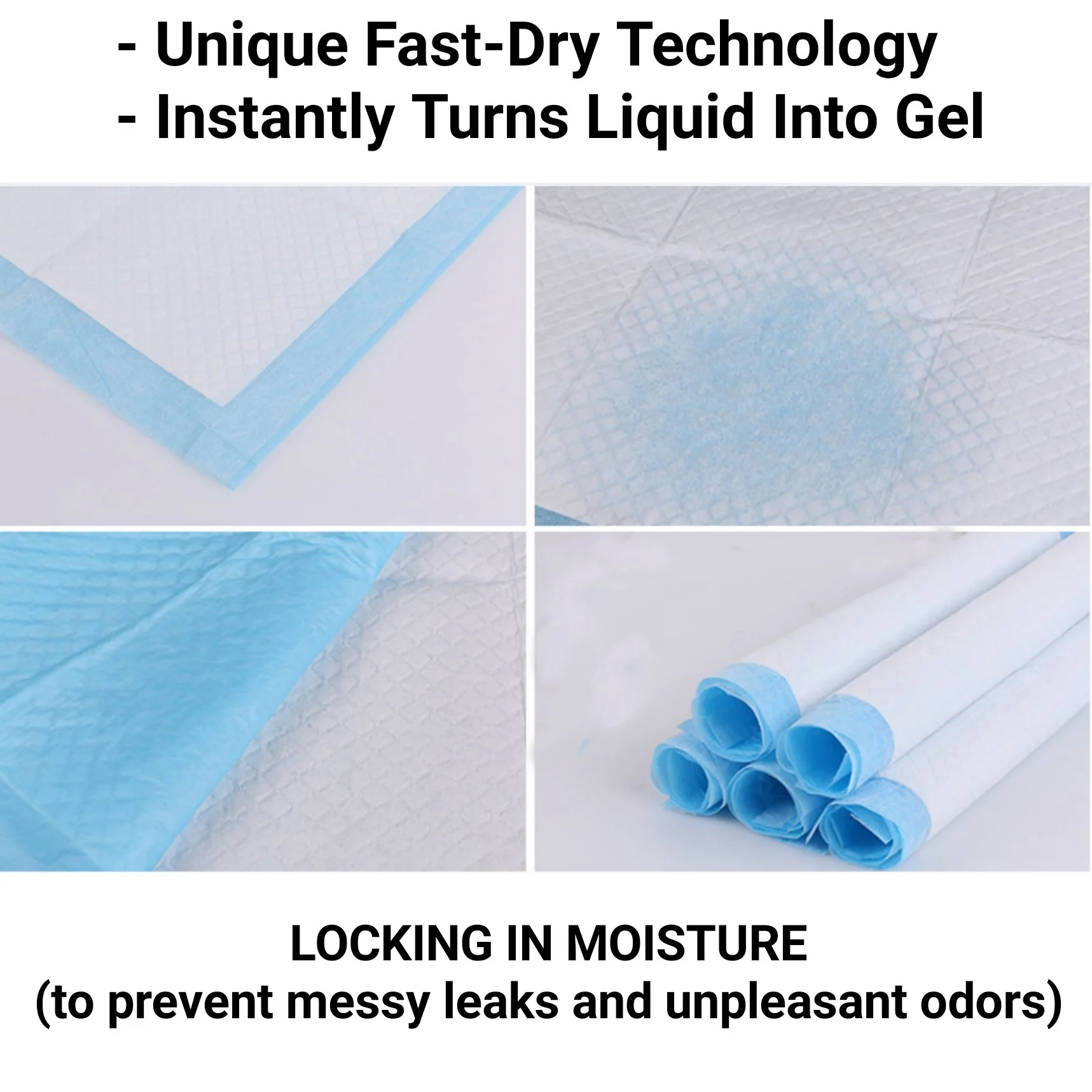 Mr. Peanut’s Premium Absorbent Gel Pee Pads 23"X23", 6 Layers of Lightly Scented Protection - Image 7