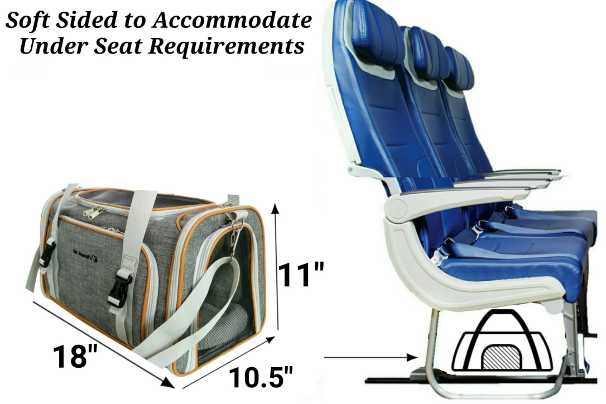 Mr. Peanut's Platinum Series Expandable Pet Carrier - Image 29