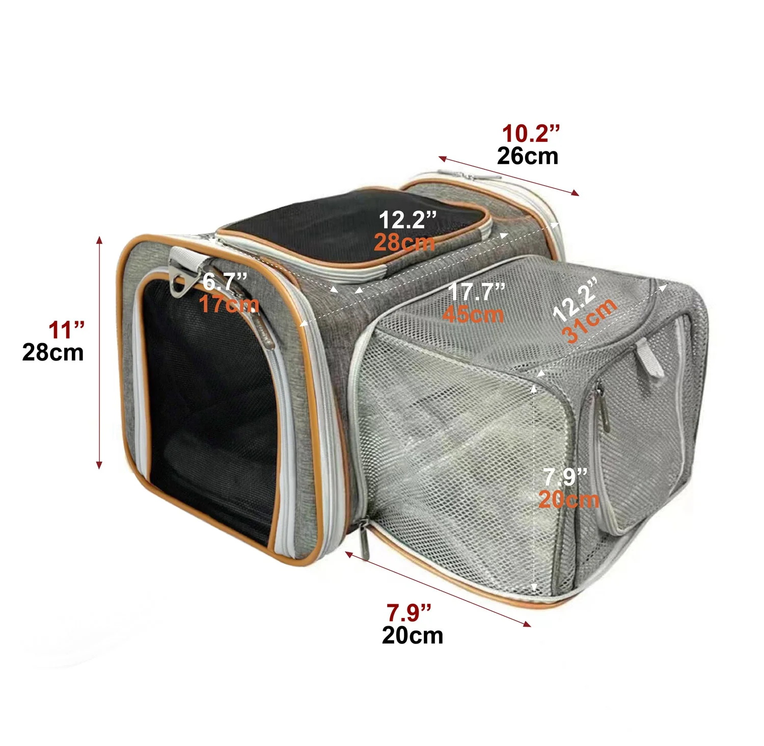 Mr. Peanut's Platinum Series Expandable Pet Carrier - Image 3