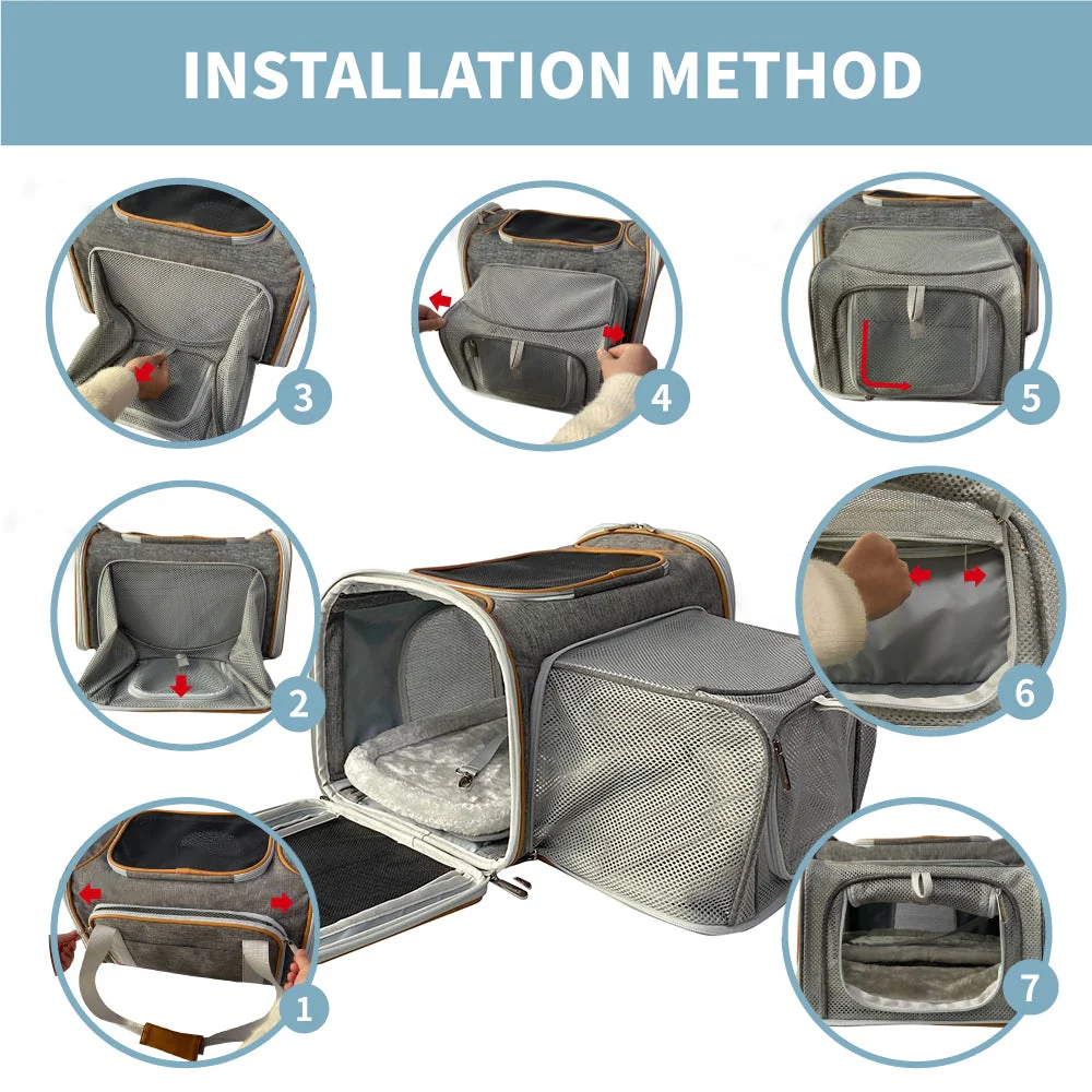 Mr. Peanut's Platinum Series Expandable Pet Carrier - Image 8