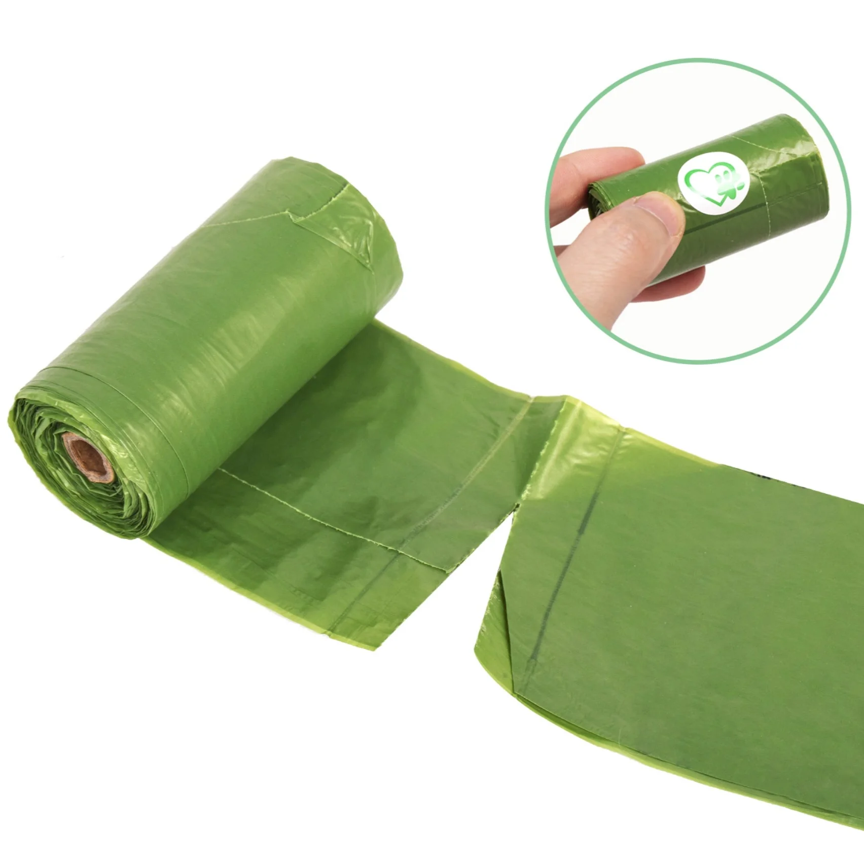 Mr. Peanut's XL Pooper Scooper Sized 13X11" BioDegradable BioPlastic Recycled Plant Based Waste Bags - 160 Count - Image 3