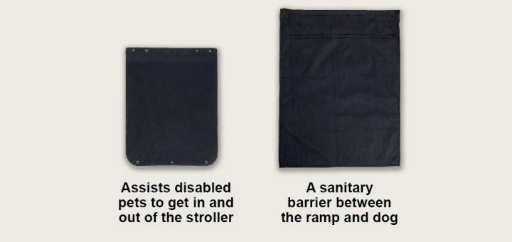 Ibiyaya Grand Cruiser Large Dog Stroller, 4-Wheel Foldable Big Dog Pram for Large Breeds, Senior & Injured Pets - PreOrder Only March 27 Shipping - Image 26