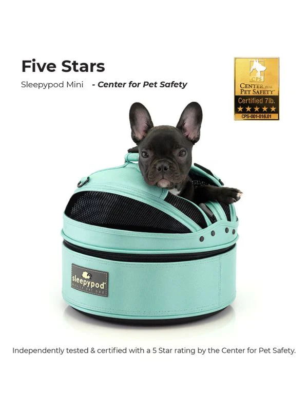 Sleepypod Airline Compliant Mobile Pet Bed - Mini Size, Impact Tested Small Pet Car Seat - Image 6