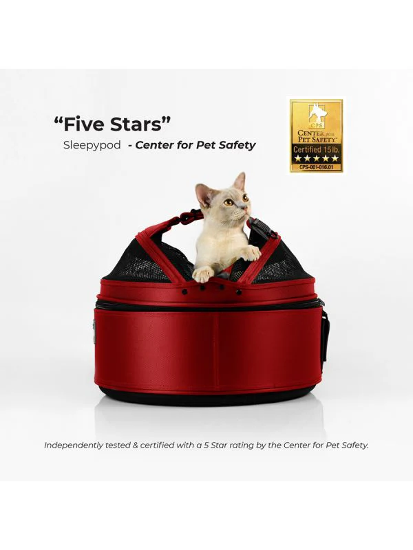 Sleepypod Mobile Pet Bed – Crash-Tested, Ultra-Plush Travel Bed for Small Pets - Full Size - Image 3